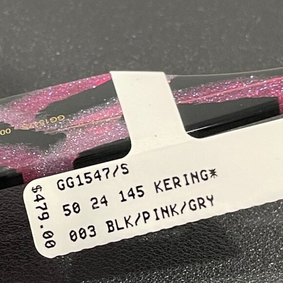 NWT Gucci Pink/Black/Gold Sunglasses (JB1329) main image 4
